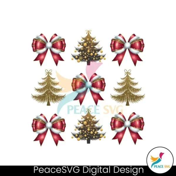 glitter-coquette-christmas-tree-sequin-bow-christmas-png