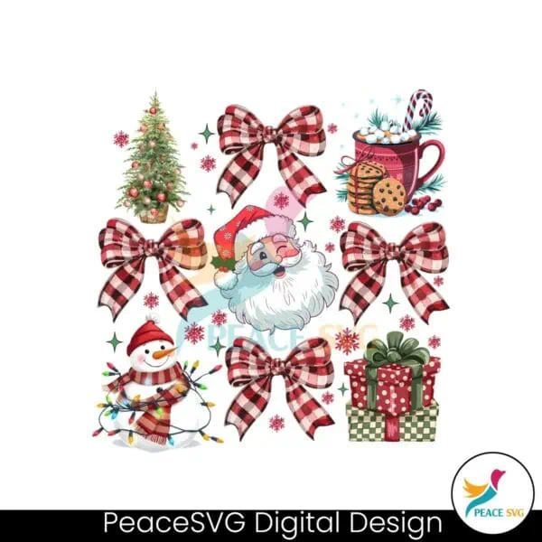 coquette-christmas-png-retro-holiday-sublimation-girly-hot-cocoa-candy-cane-santa-coquette-bow-checkered-design