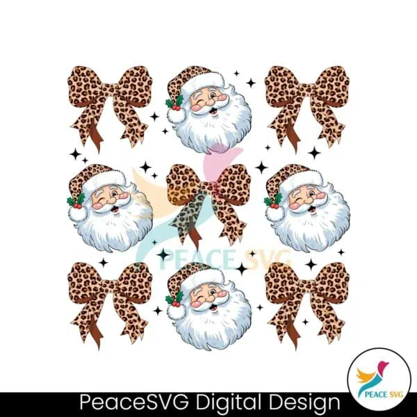 retro-leopard-coquette-christmas-trendy-santa-claus-svg