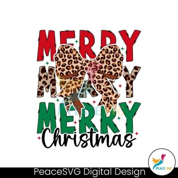 retro-merry-christmas-leopard-coquette-bow-svg