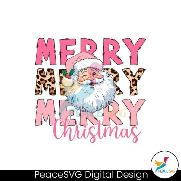 retro-leopard-merry-christmas-pink-santa-claus-svg