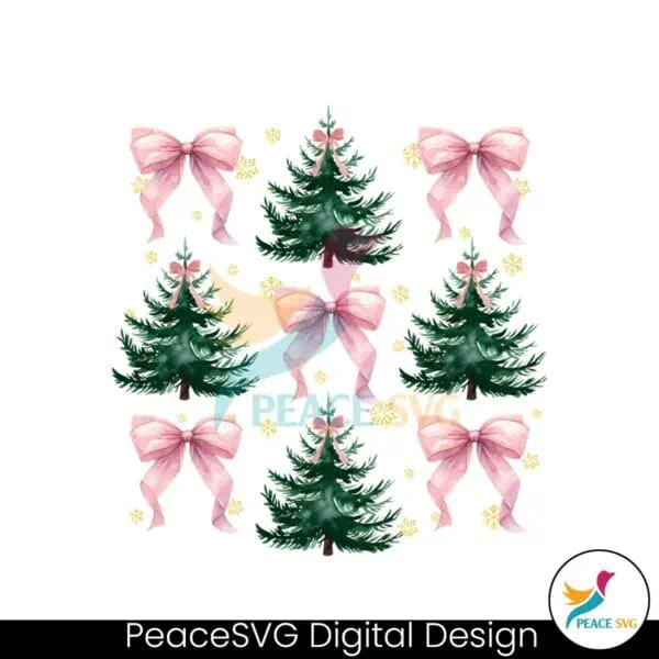 watercolor-girly-holiday-design-pink-coquette-christmas-tree-png