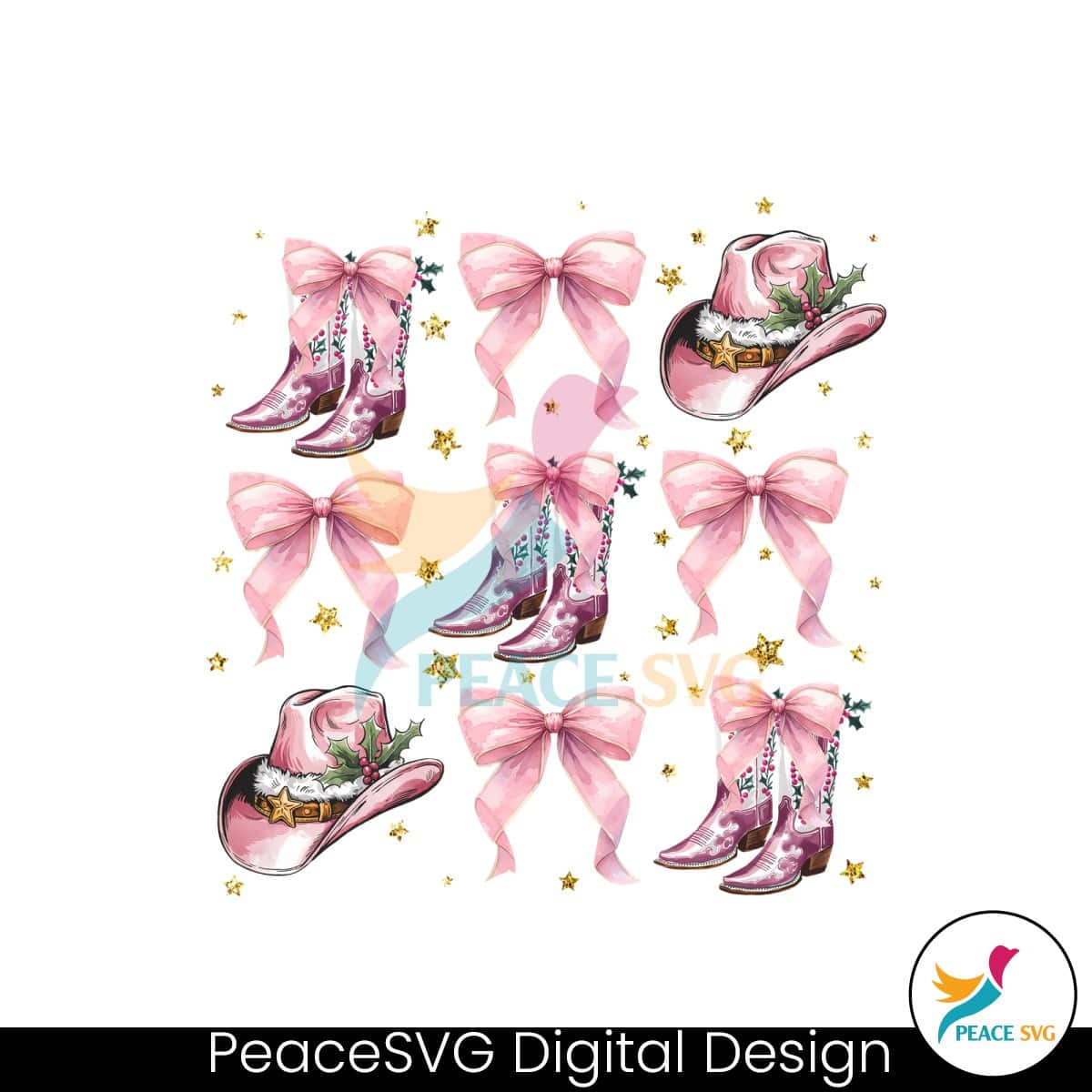 pink-coquette-bow-retro-western-cowboys-christmas-png