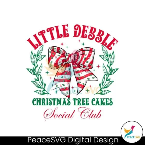 little-debble-coquette-christmas-tree-cake-social-club-png