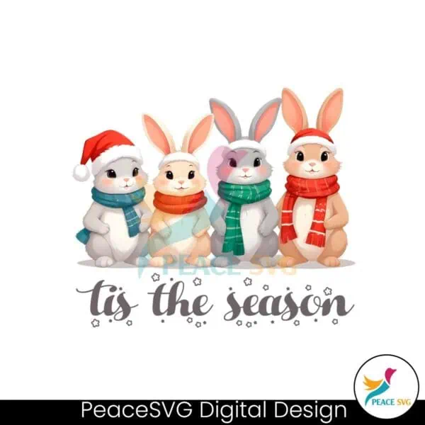 watercolor-christmas-bunny-squad-tis-the-season-png