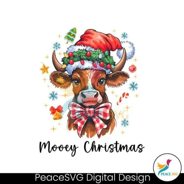 funny-mooey-christmas-coquette-cow-santa-hat-png