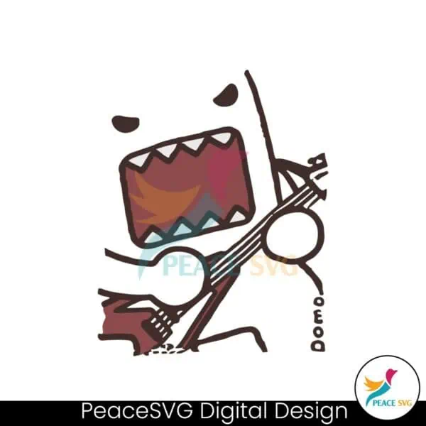 retro-electric-guitar-domo-kun-svg