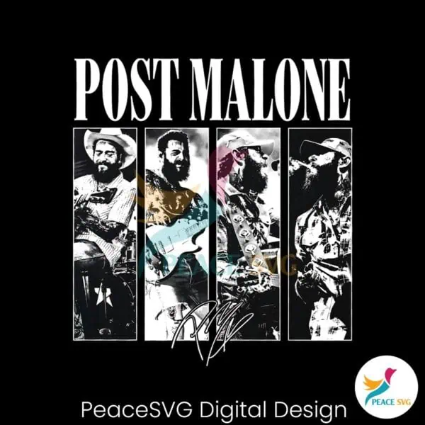 vintage-post-malone-rap-music-png