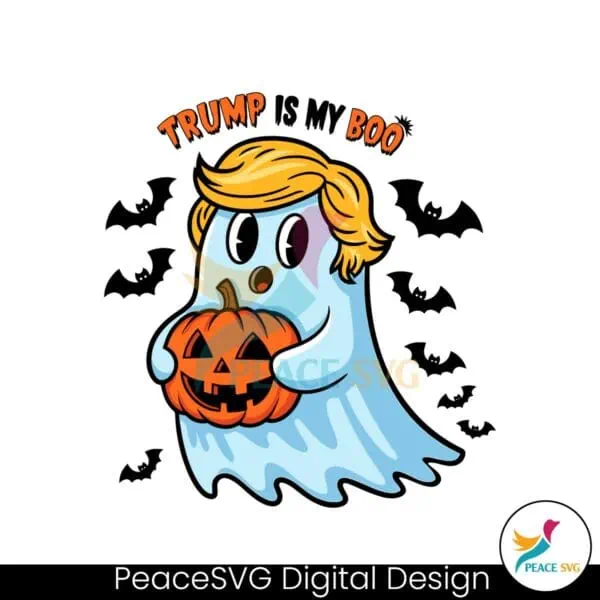 funny-trump-is-my-boo-halloween-svg