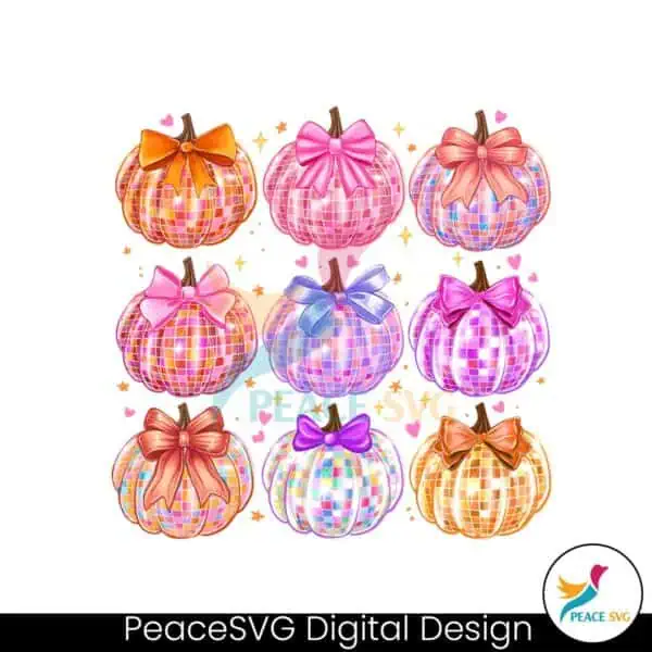 disco-ball-pumpkin-coquette-bow-png