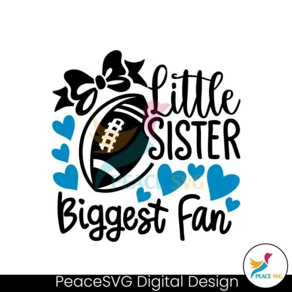 little-sister-football-biggest-fan-svg