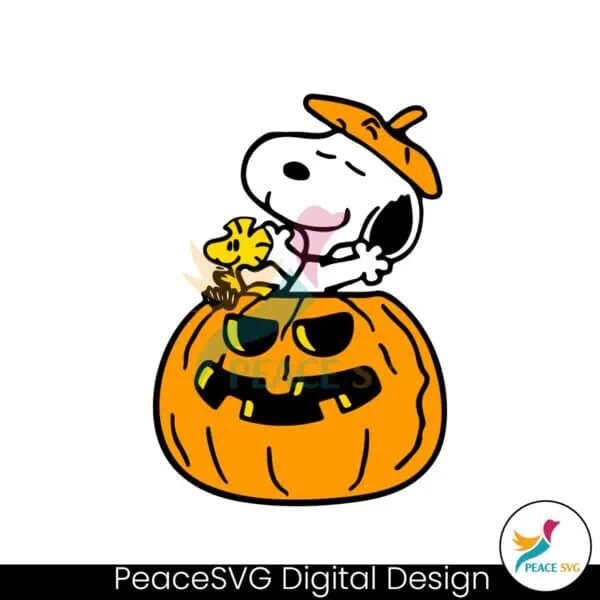 halloween-pumpkin-snoopy-and-woodstock-svg