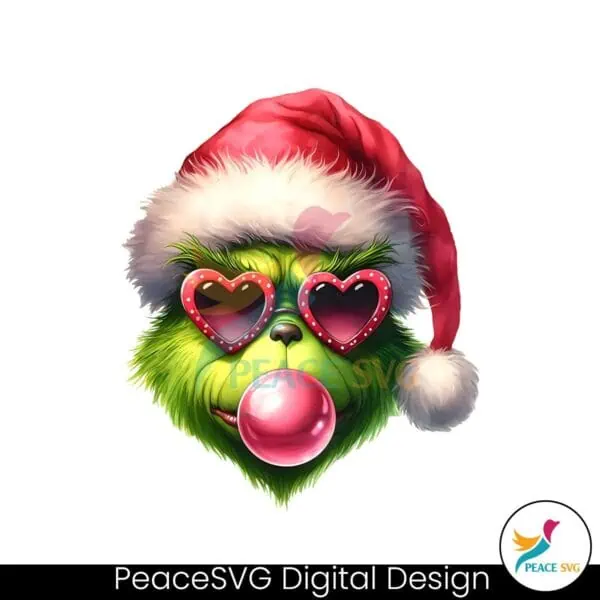 christmas-grinch-blowing-up-bubble-merry-grinchmas-png