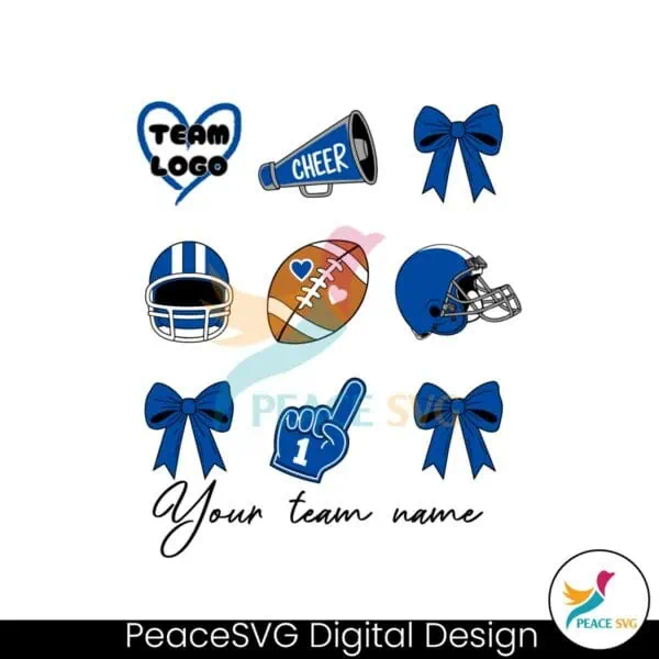 custom-football-cheer-mom-cute-mascot-bow-svg