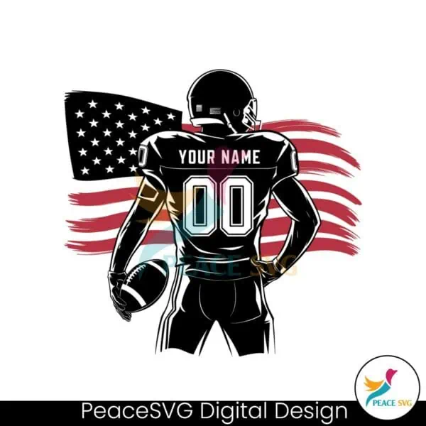 custom-football-player-american-flag-svg