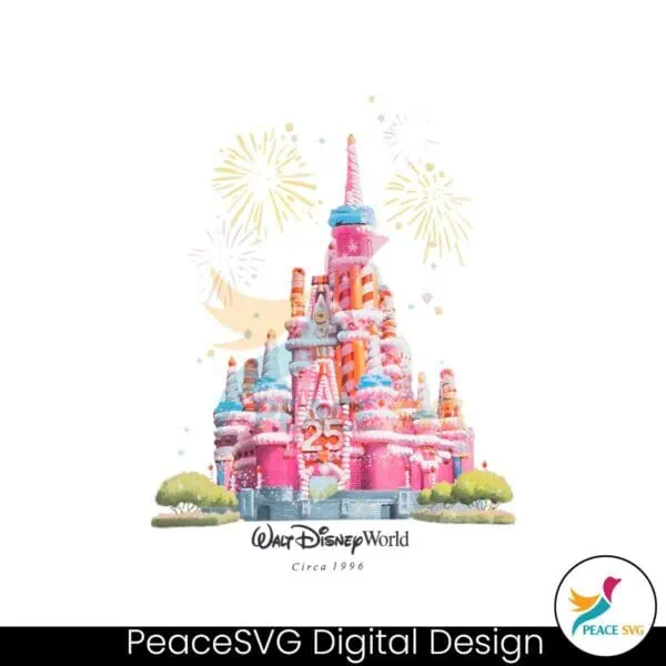 cinderella-castle-birthday-cake-walt-disney-world-25th-anniversary-1996-png