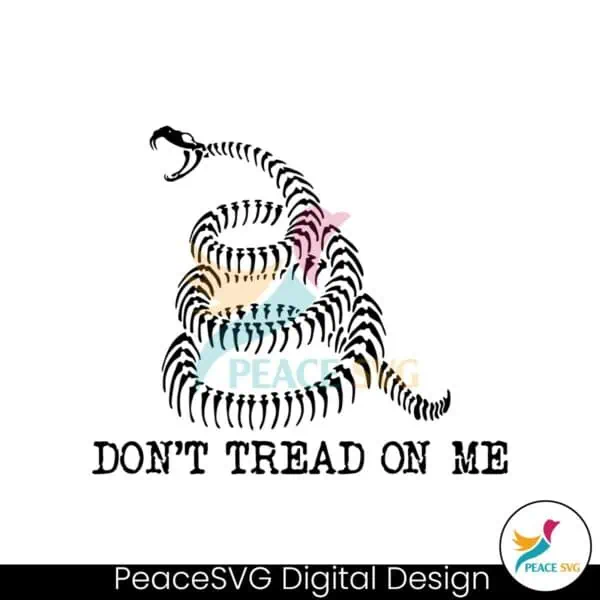 vintage-dont-tread-on-me-rattlesnake-bones-svg