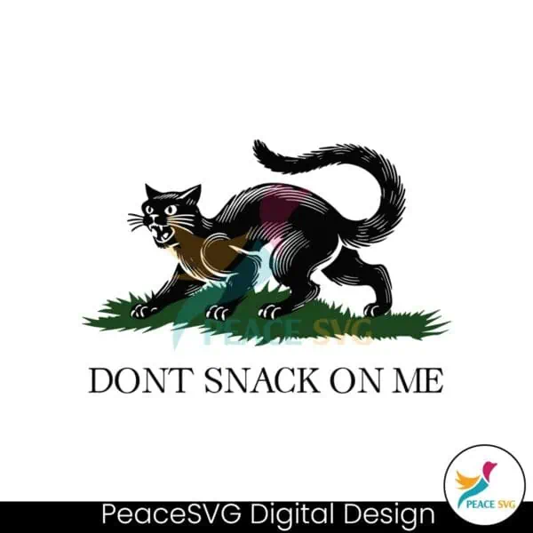 gadsden-black-cat-dont-snack-on-me-svg