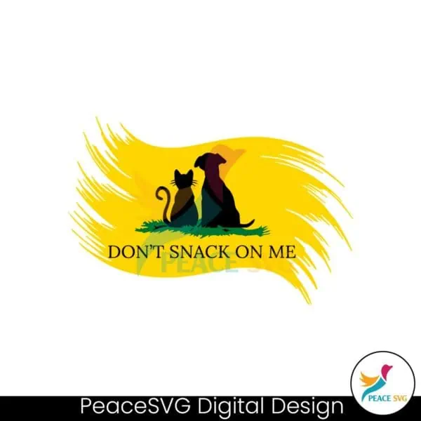 dont-snack-on-me-funny-cat-and-dog-silhouette-pet-lovers-svg