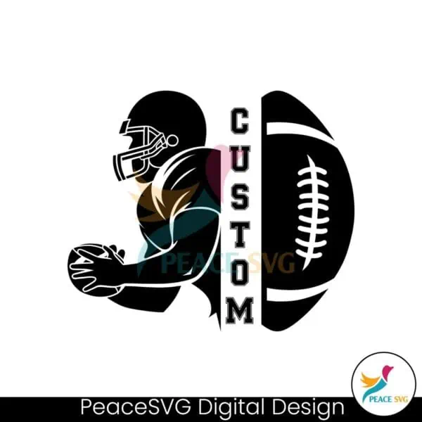 retro-football-player-custom-name-svg