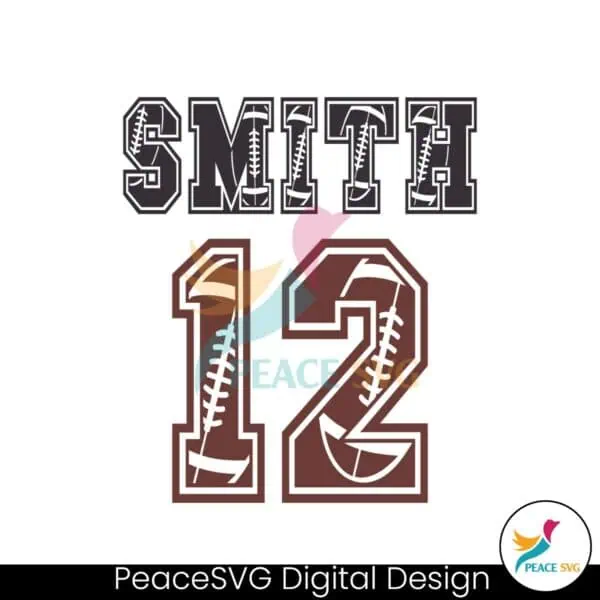 personalized-football-girlfriend-custom-name-and-number-svg