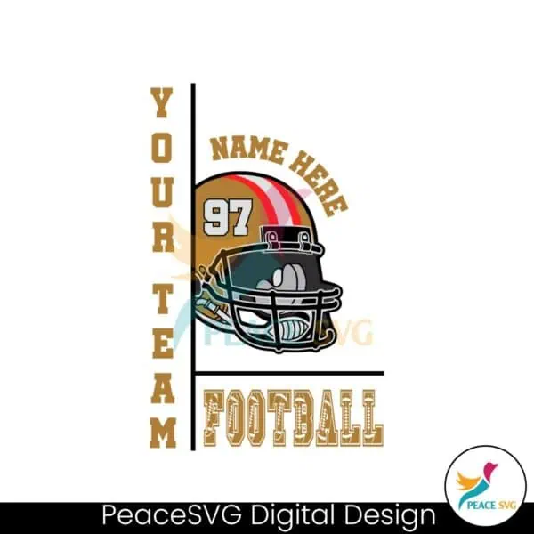 customized-football-helmet-football-team-name-svg