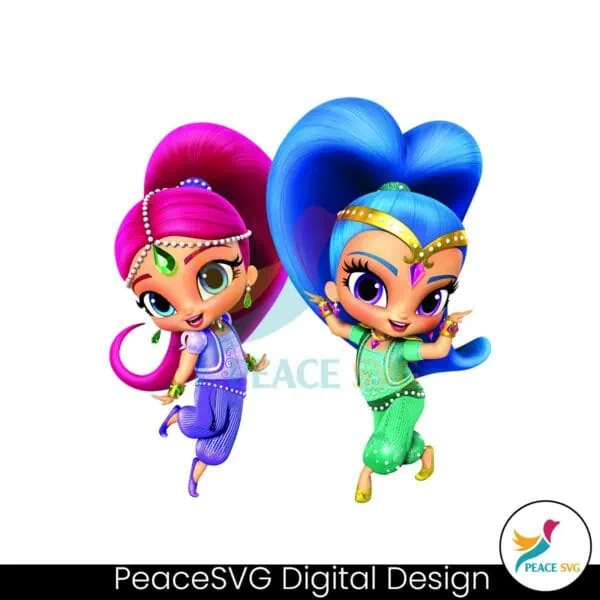 shimmer-and-shine-cartoon-girl-couple-friend-png