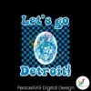 retro-lets-go-detroit-checkered-pattern-lions-mascot-svg