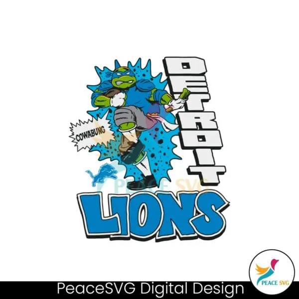 leonardo-ninja-turtles-detroit-lions-football-logo-svg