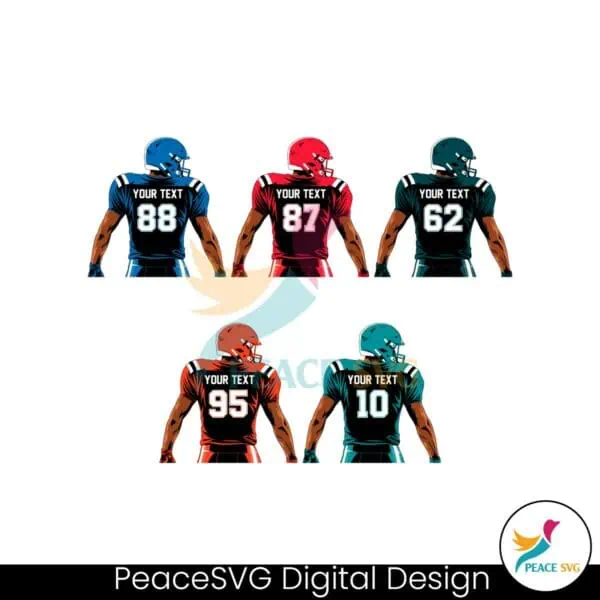 personalized-football-american-player-design-svg