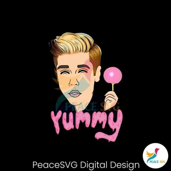 justin-bieber-yummi-pink-lollipop-png