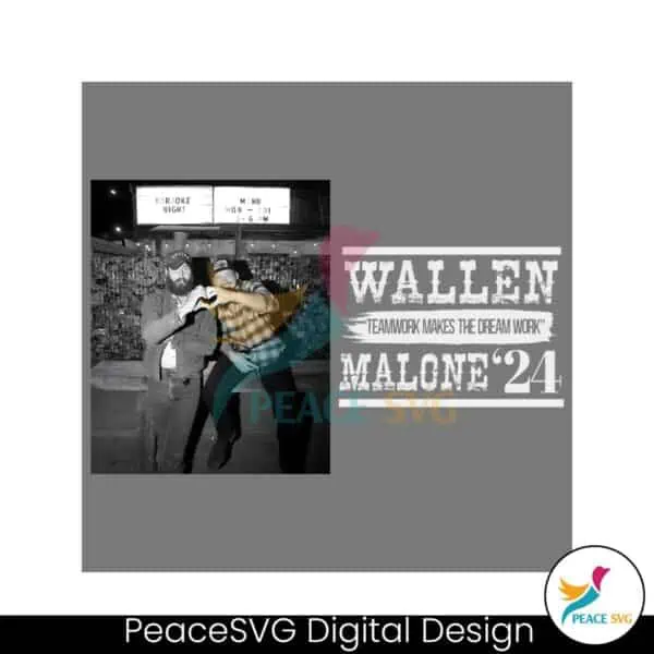 retro-vintage-wallen-malone-2024-teamwork-makes-the-dream-work-png