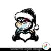 christmas-grinch-face-heart-hand-sign-svg-silhouette