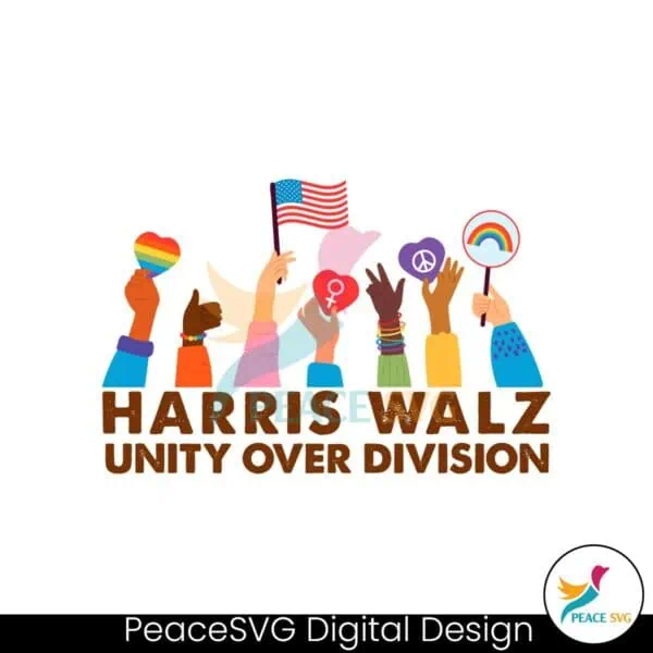 harris-walz-unity-over-division-svg