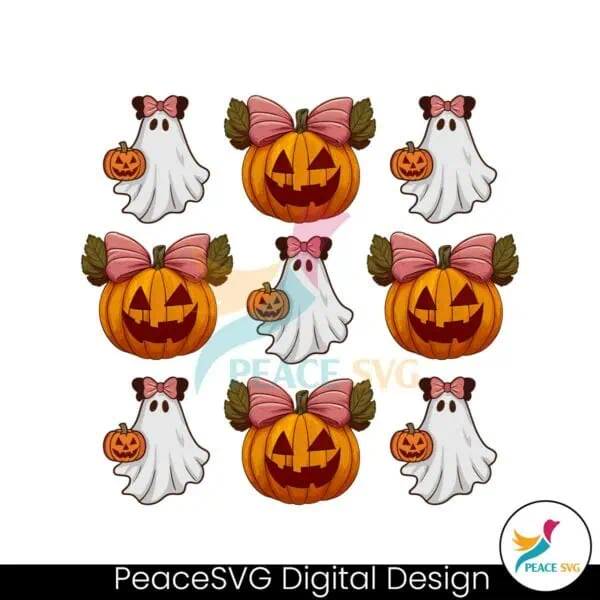 halloween-cute-ghost-pumpkin-bow-png