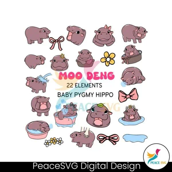 cute-moo-deng-gang-clipart-baby-hippo-svg-bundle