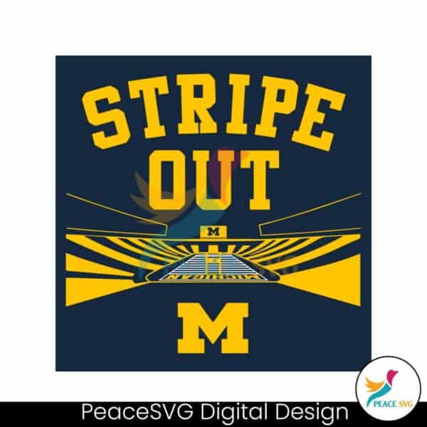 michigan-football-big-house-stripe-out-svg