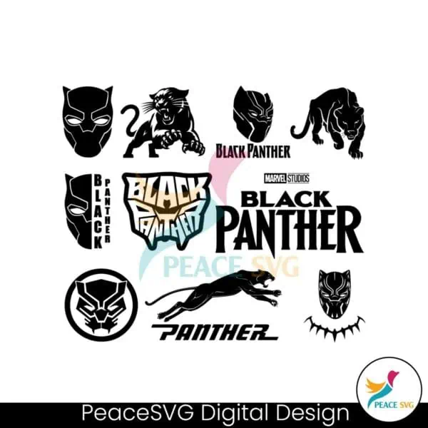 silhouette-black-panther-logo-svg-bundle