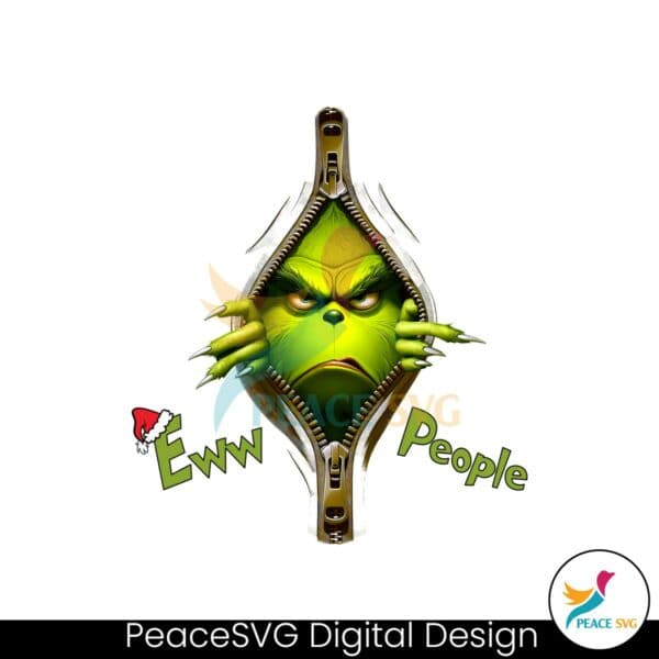 grinch-zipper-eww-people-funny-christmas-png