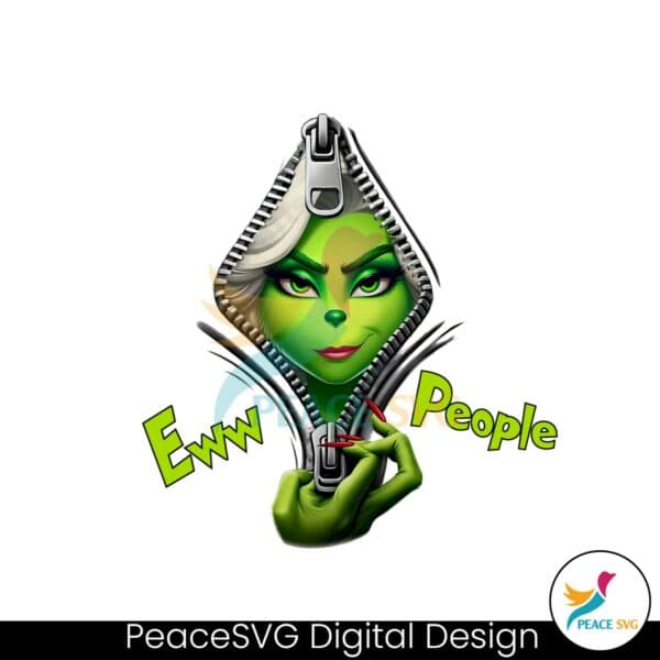 ew-people-funny-girly-grinchmas-zipper-png