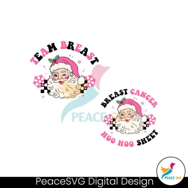 custom-team-breast-cancer-hoo-hoo-sheet-christmas-pink-santa-svg