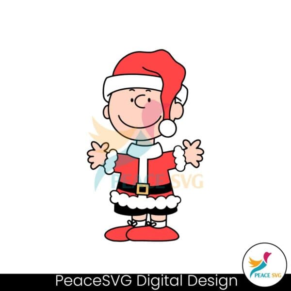 christmas-peanuts-charlie-brown-santa-hat-svg