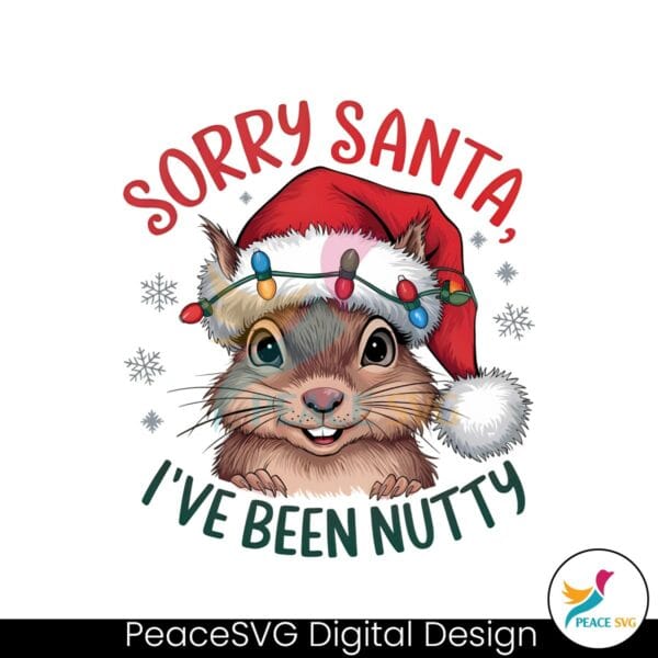 sorry-santa-ive-been-nutty-christmas-feral-santa-hat-png