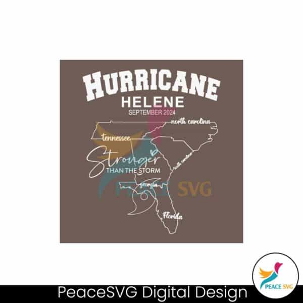 vintage-hurricane-helene-2024-southeast-stronger-than-the-storm-svg