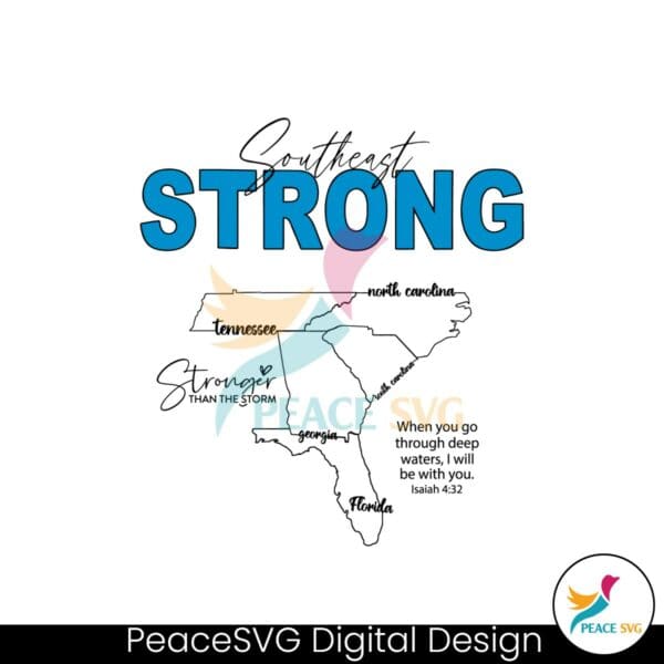 southeast-strong-hurricane-helene-stronger-than-storm-svg