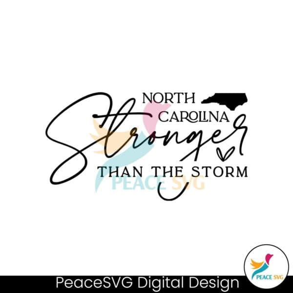 north-carolina-stronger-than-the-storm-svg