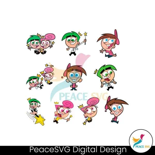 the-fairly-oddparents-characters-svg-bundle