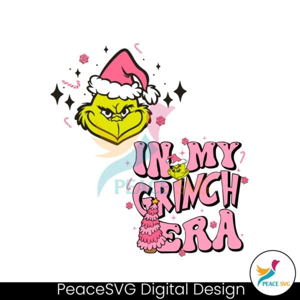 retro-in-my-grinch-era-pink-christmas-grinch-tree-svg