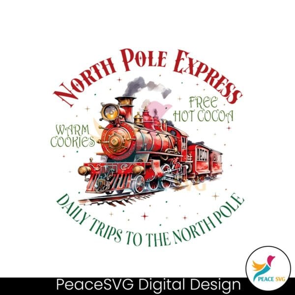 north-pole-express-daily-trips-to-the-north-pole-retro-vintage-christmas-png