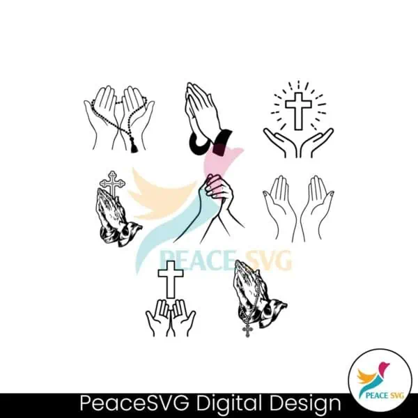 praying-hands-religious-svg-bundle